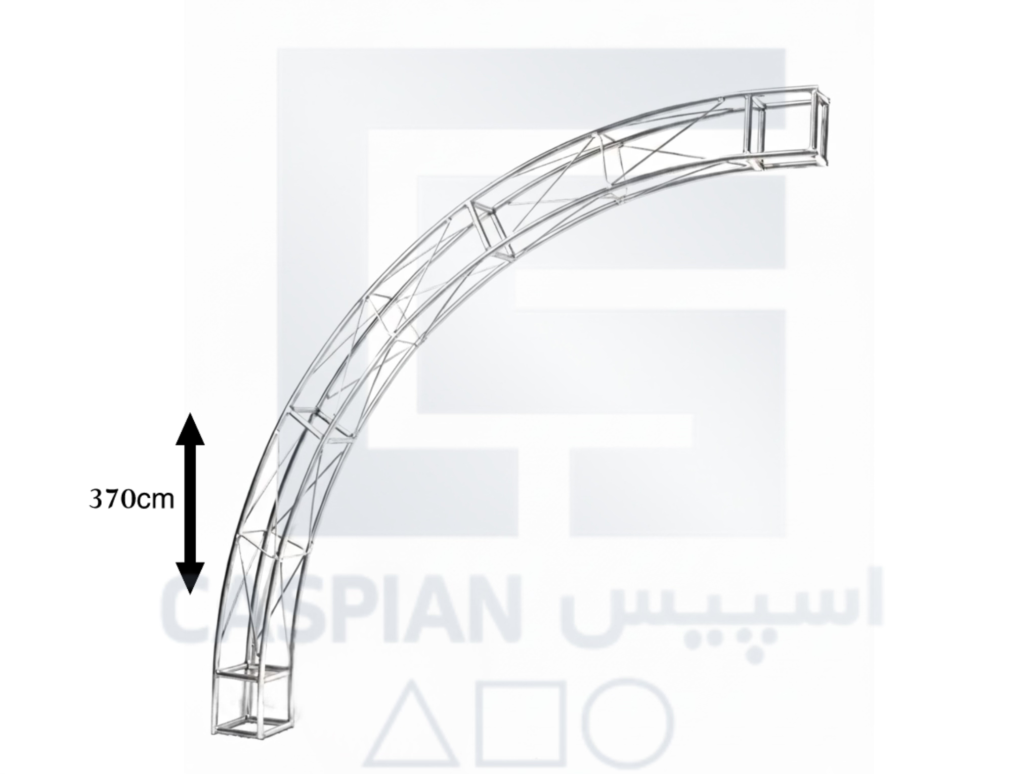 اسپیس فریم کِرو (منحنی) 370cm