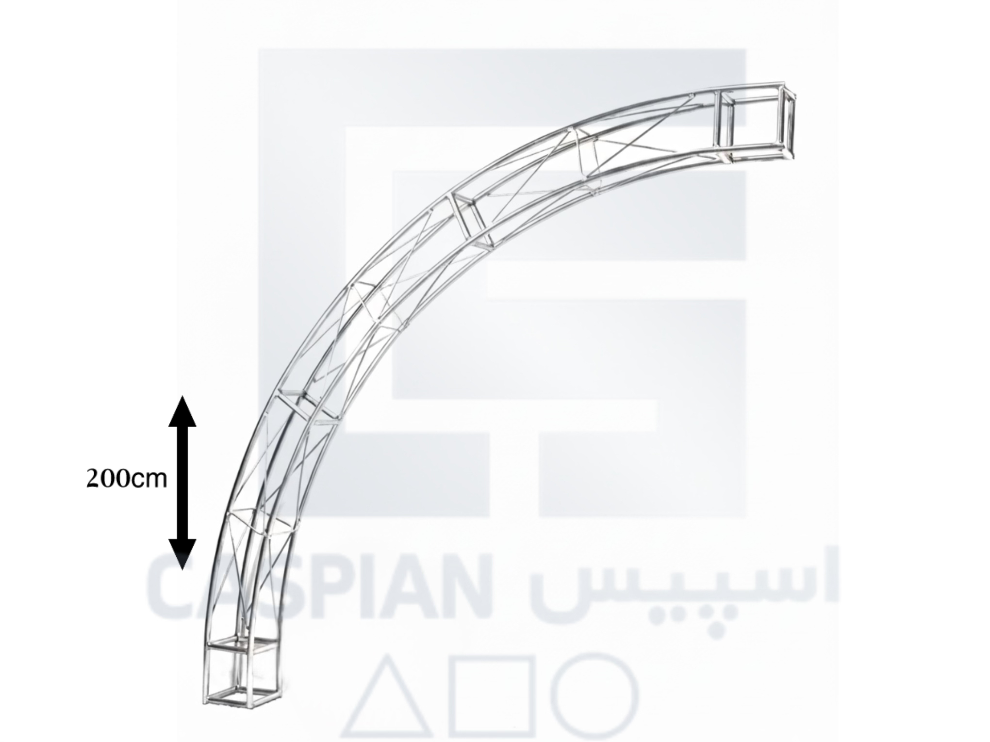 اسپیس فریم کِرو (منحنی) 200cm